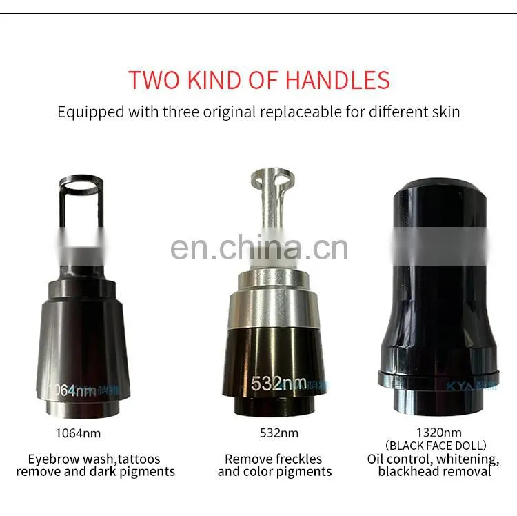 Non Invasive Q Switch ND Yag Laser Machine Tattoo Removal Laser Machine Eyebrow Pigment Scars Freckle Removal Beauty Instrument