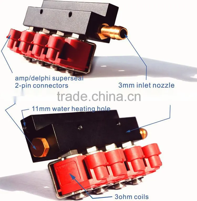 cng injector rail for lpg cng