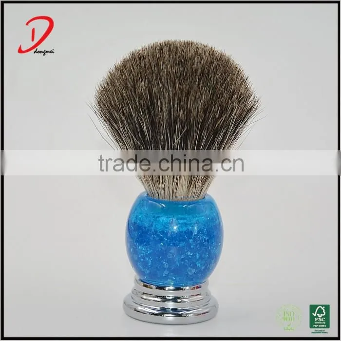 Personalized reisn handle badger hair shaving brush,private label shaving brushes