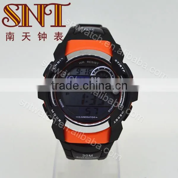 Multifunction digital watch with LCD movement