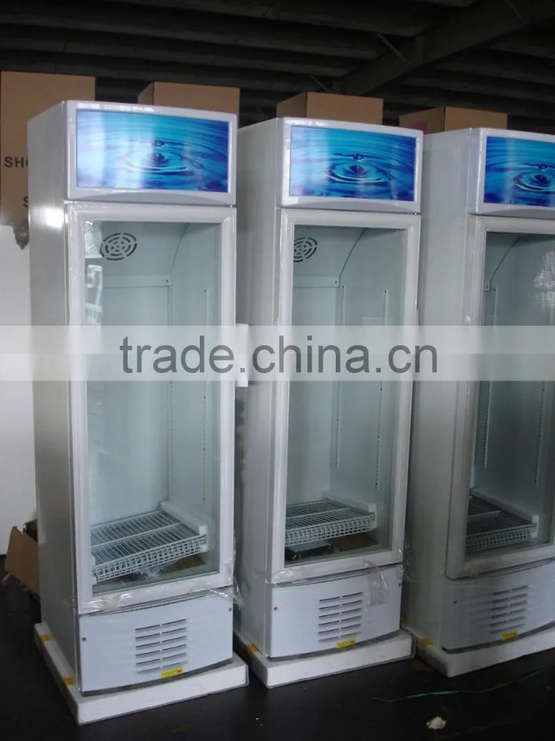 glass door supermarket showcase refrigerator