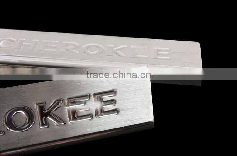 4x4 Auto Accessoires Stainless steel door sills scuff plate door sill plate For Grand cherokee 2011-2014