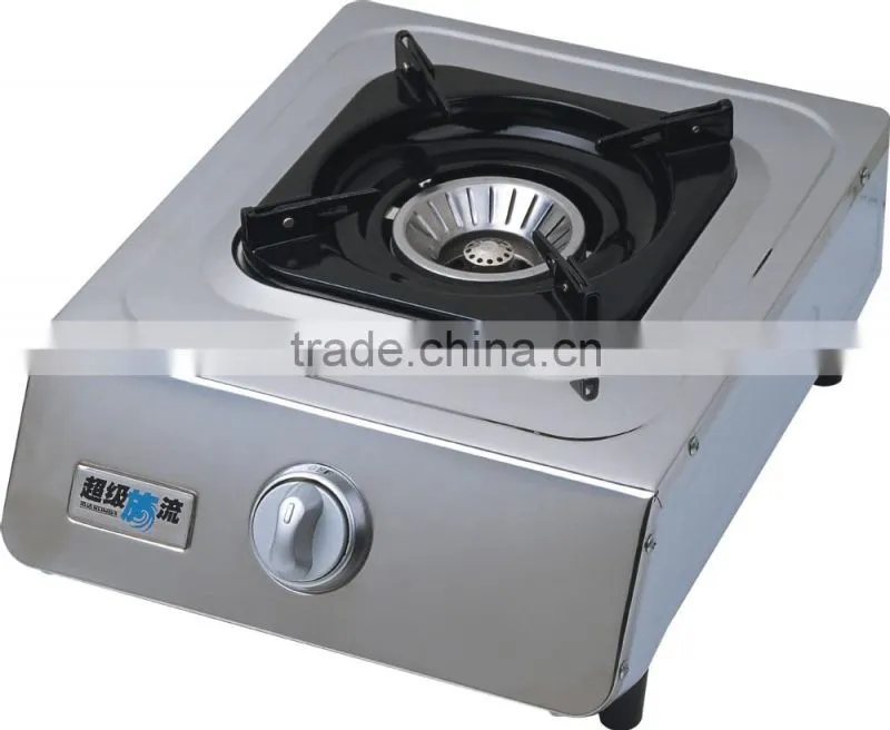 portable single burner inox classical cook tops gas stove