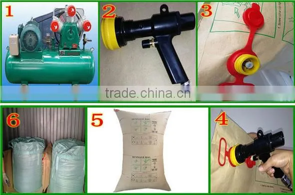 brown kraft paper factory seller inflatable dunnage bag air pillow