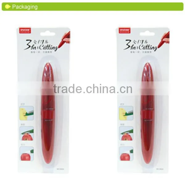 D629 kitchen accessory potato peeler tool cutting cutter stainless steel knife with plastic hander