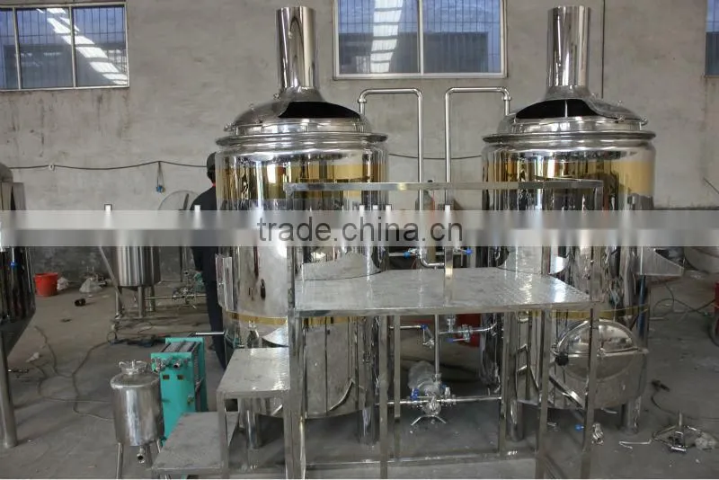 1000L Promotional Beer brewing Equipment and Draught Black Beer brewing equipmen, Automatic beer brewery line