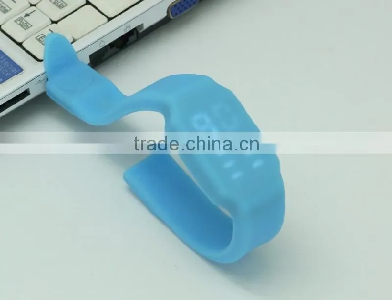 Multi-Functional USB Pen Drive 2gb 4gb 8gb 16gb 32gb Silicone USB Bracelet Watch