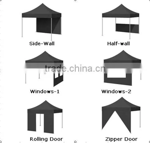 3x3m portable high quality steel frame canopy gazebo folding tent