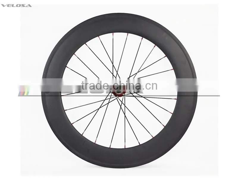 Velosa 700C 88mm Road Wheel Carbon Fiber Cycle Wheels for Road Bike Carbon Wheelset Hot Sale novatec 271