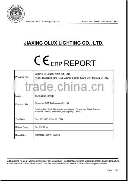 New Design 118mm 8W 360 degree Led R7s with clear plastic cover