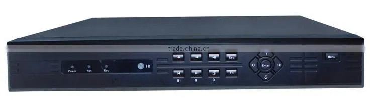 Standalone DVRs, 16ch video input, 16ch H.264 DVR dual-stream, flash drive or USB hard drive