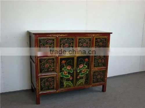 tibetan antique furniture wooden cabinet