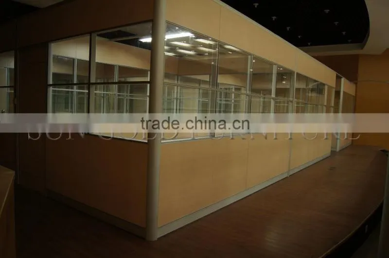 Modern Office Half Board and Glass Types of Partition Walls(SZ-WS642)