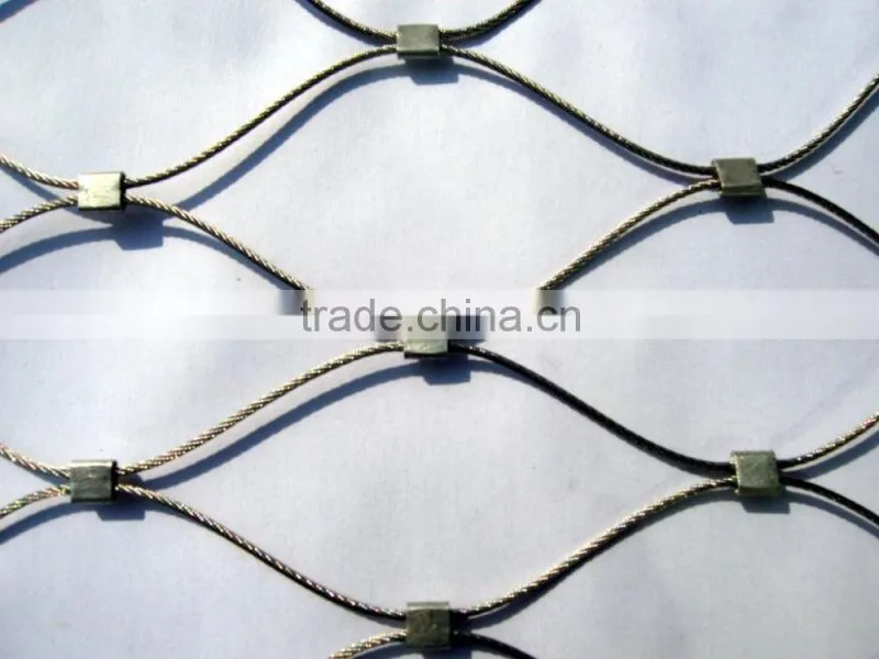 Architecture Cladding Rope Mesh Exterior Cladding Decorative For Hebei Shuolong