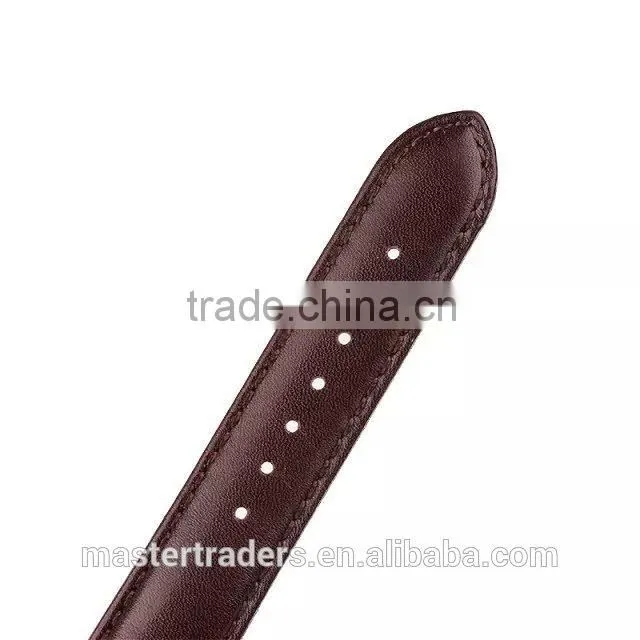 Cheap First Cow Genuine Leather Watch Band Wrist Strap For 42MM Apple Watch MT-3567