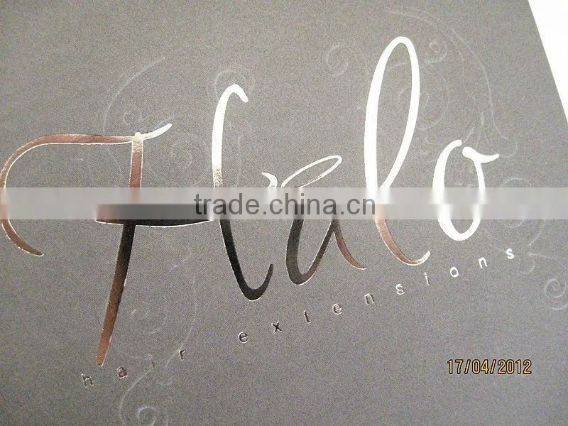 Simple Hair extention box with stamping & embossing