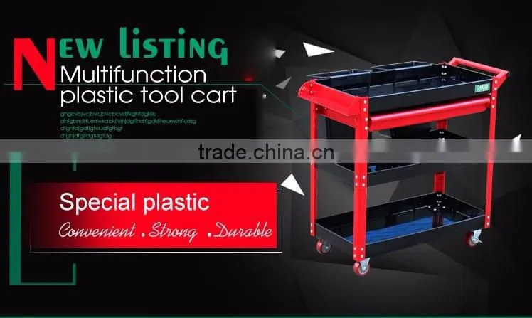 best-selling foldable 4 layer tool trolley multifunction plastic tool trolley cart