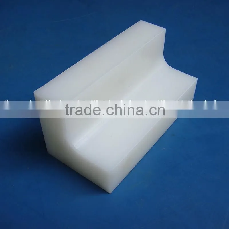 wholesale engineering precision cnc machining uhmw-pe polyethylene guide rail