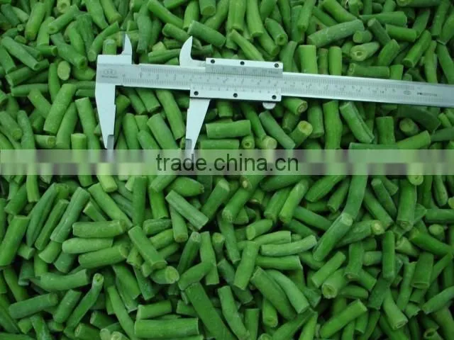 new crop frozen cut green beans