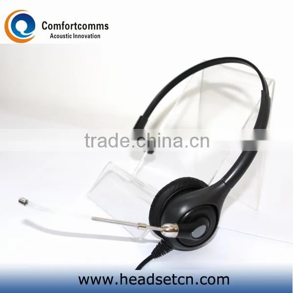 Professional noise cancelling call center micro usb headset headphone HSM-600TPQDUSBC