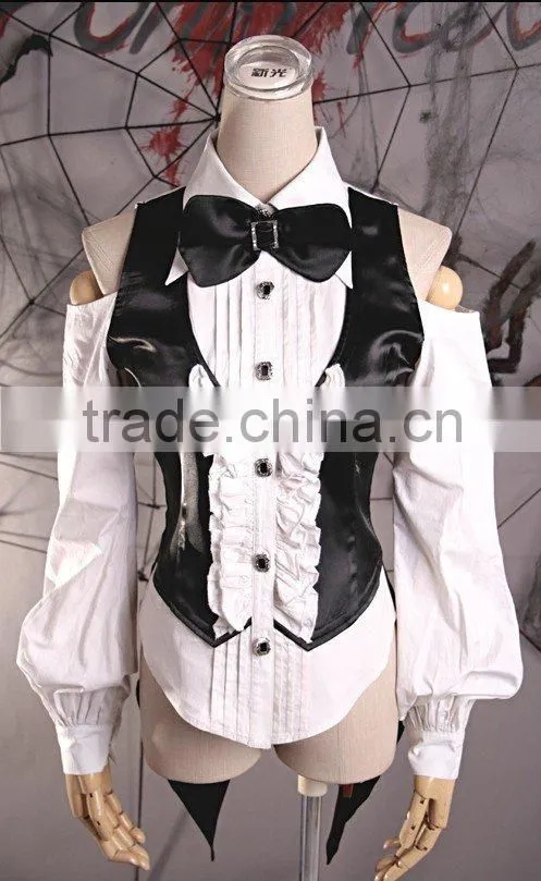 PUNK RAVE Gothic Swallowtail blouse Y-243