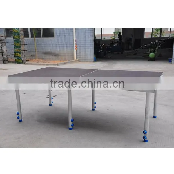 Cheap used portable staging, 2m x 1m aluminum stage for event