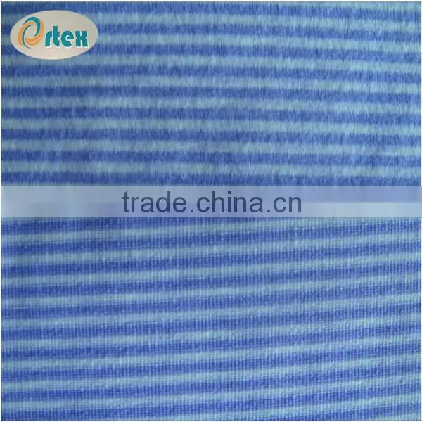 full dull space dye polyester spandex peach fabric