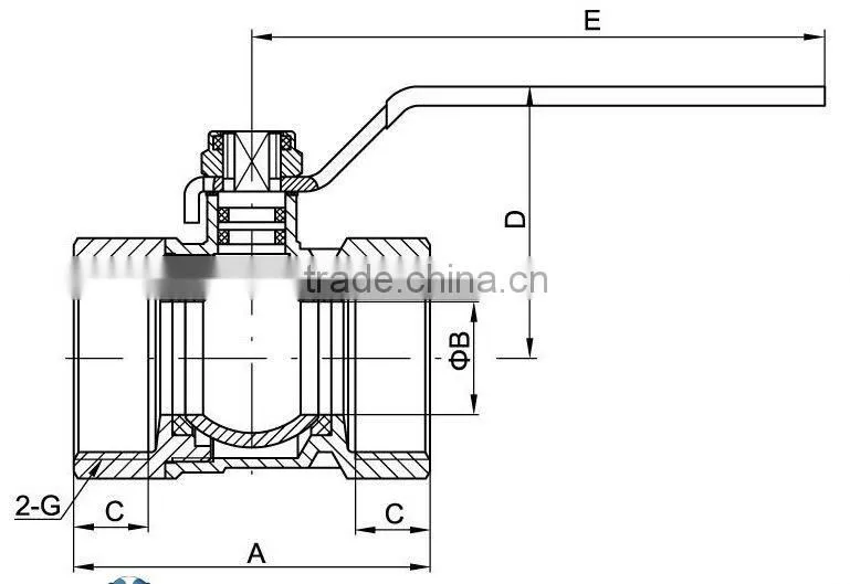 Brass Ball Valves with welding connector