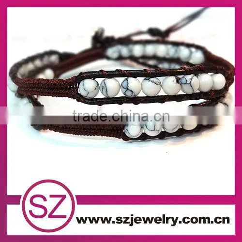 2 rolls beautiful fashion gemstone colored stone bracelet