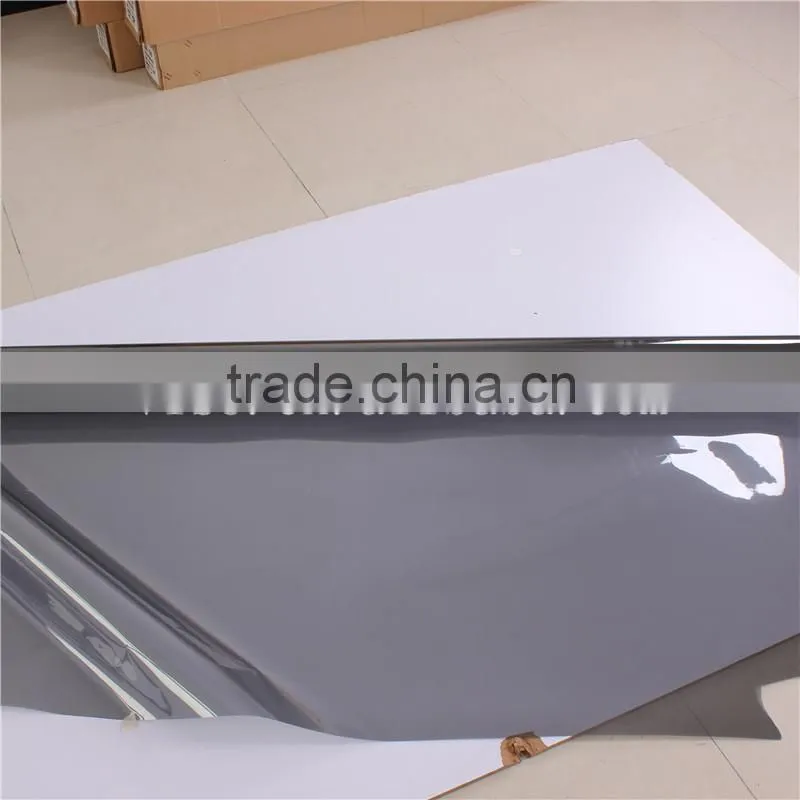 Removable with Glue Static Electricity Decoration Gray Color Glass Window Film