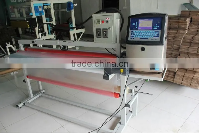 glass film inkjet print label and rewinding machine