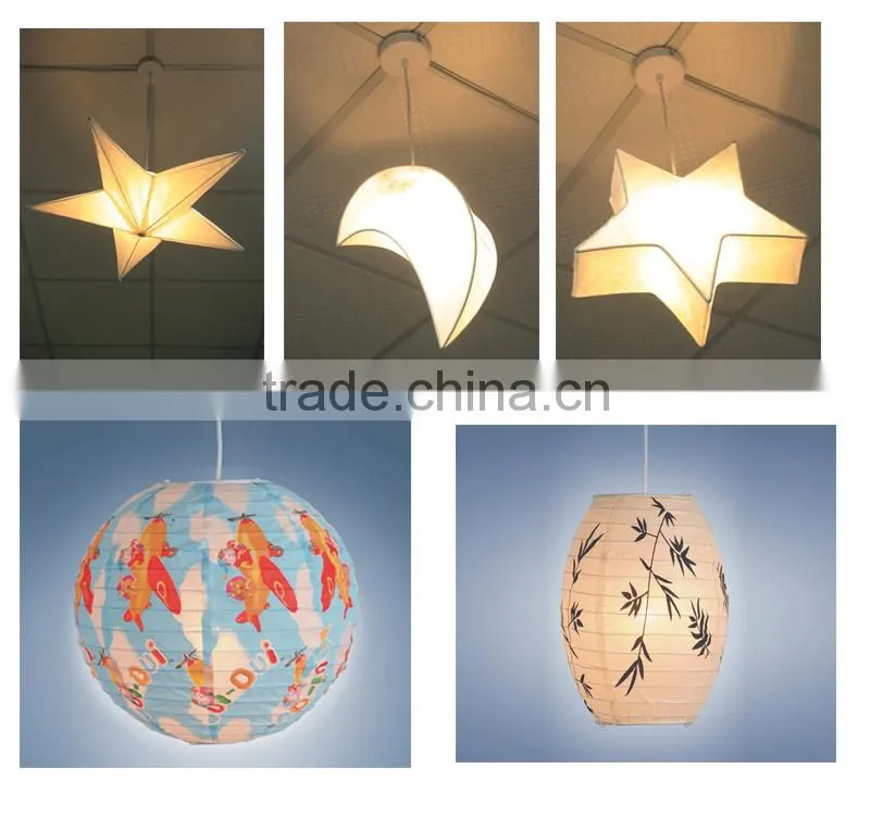 Traditional Type and glass Material transparent moroccan pendant lamp