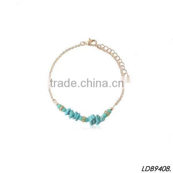 Antiquated cross with turquoise silver bangle cross bracelet