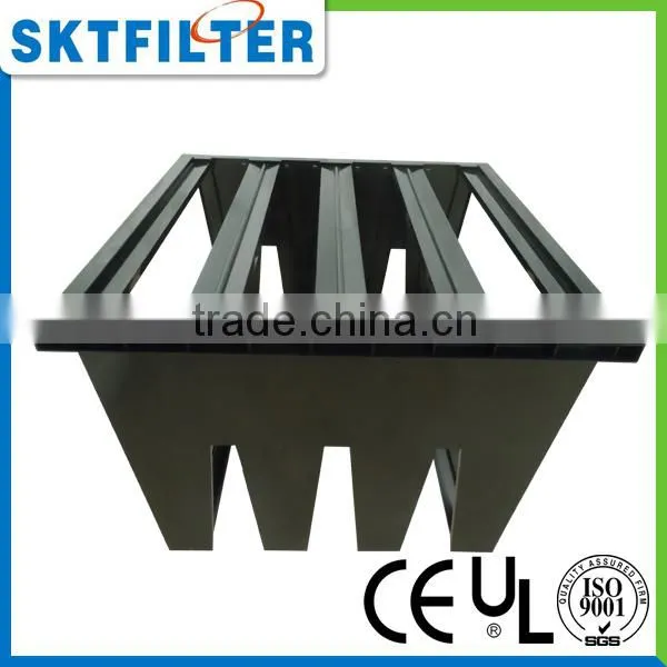 V bank plastic frame for air filters blue or black color hot sale