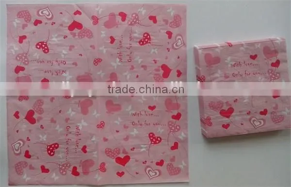 33CM*33cm 20pcs/pack Paper Napkins wedding Event & Party Tissue Printed Napkin Supply Party Decoration