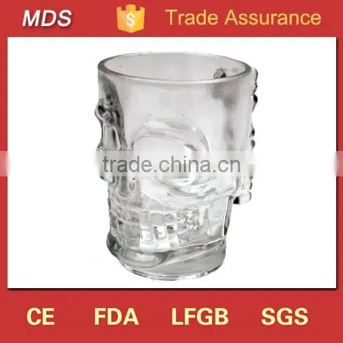 Wholesale cheap pewter skull doom beer stein glass