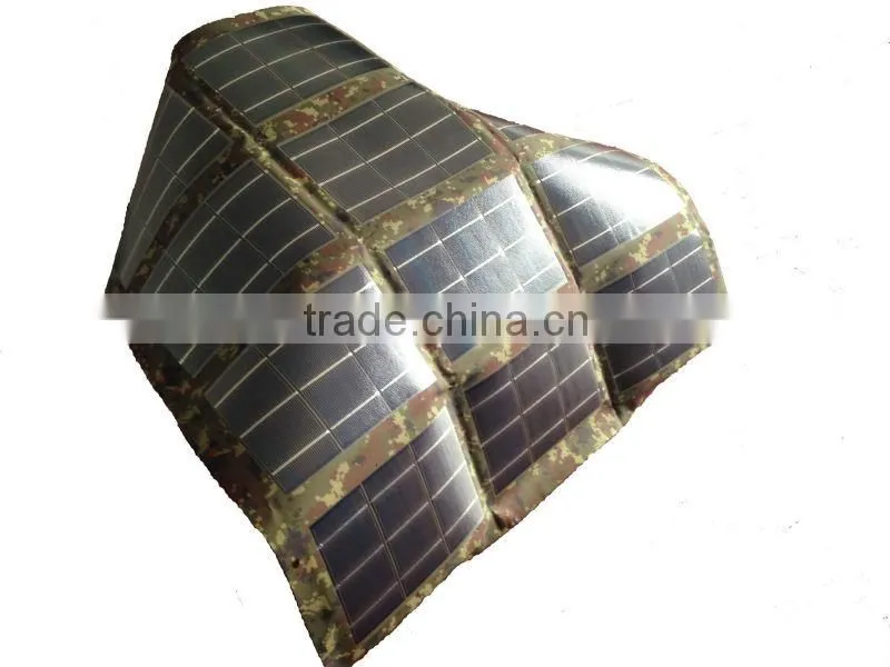 Flexible PORTABLE WATERPROOF SOLAR CHARGER For Outdoor Adventure