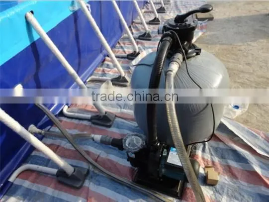 European standard good quality outdoor metal frame pool,Above Ground Swimming Pool