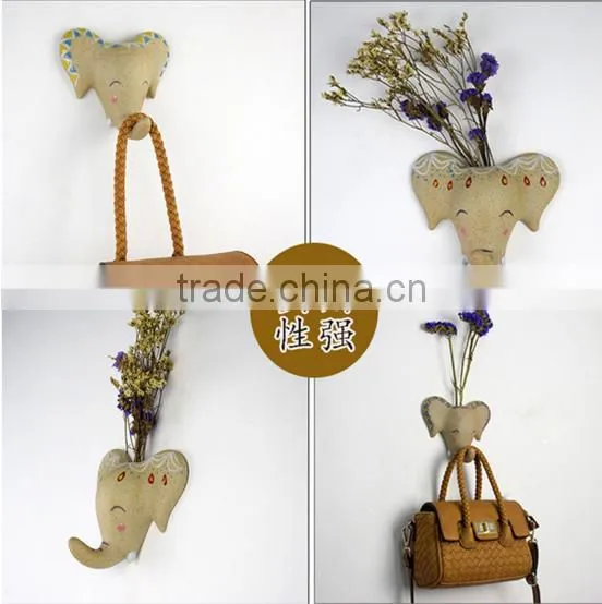 Creative Hand-painted Ceramic Vase Flower Animals Hanging Aromatherapy Bottles HY067102