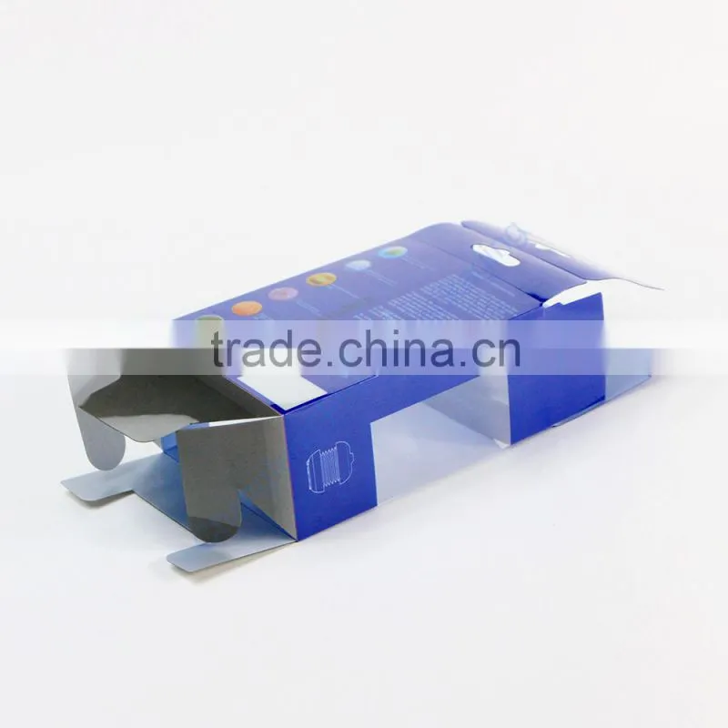 Fancy design transparent plastic packaging box