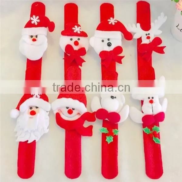 new year kids christmas bracelet slap led christmas bracelet event