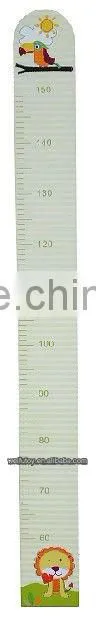 Kids wooden height ruler