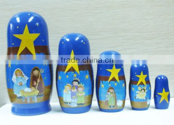 wooden russian matryoshka doll