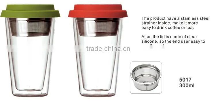 Double Wall Custom Made High-grade OEM Water Infuser Bottle