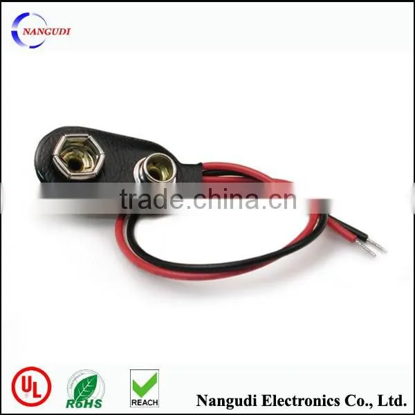 9V I-type battery snaps&pp3 battwey connector with Alligator clip