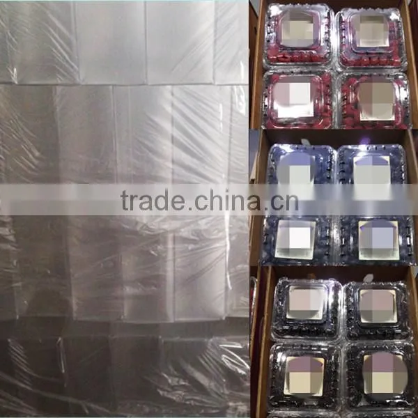 transparent clean plastic fruit box /egg box with holes