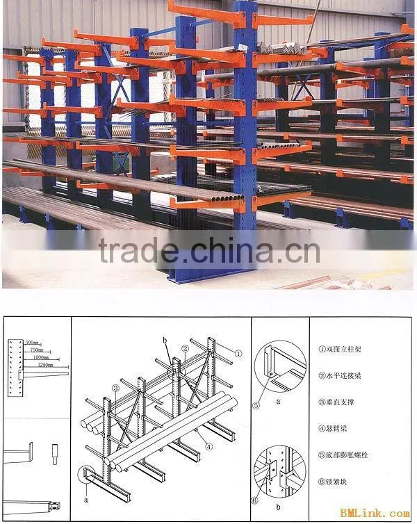 Warehouse Cantilever Racks /Cantilever Pallet Racking