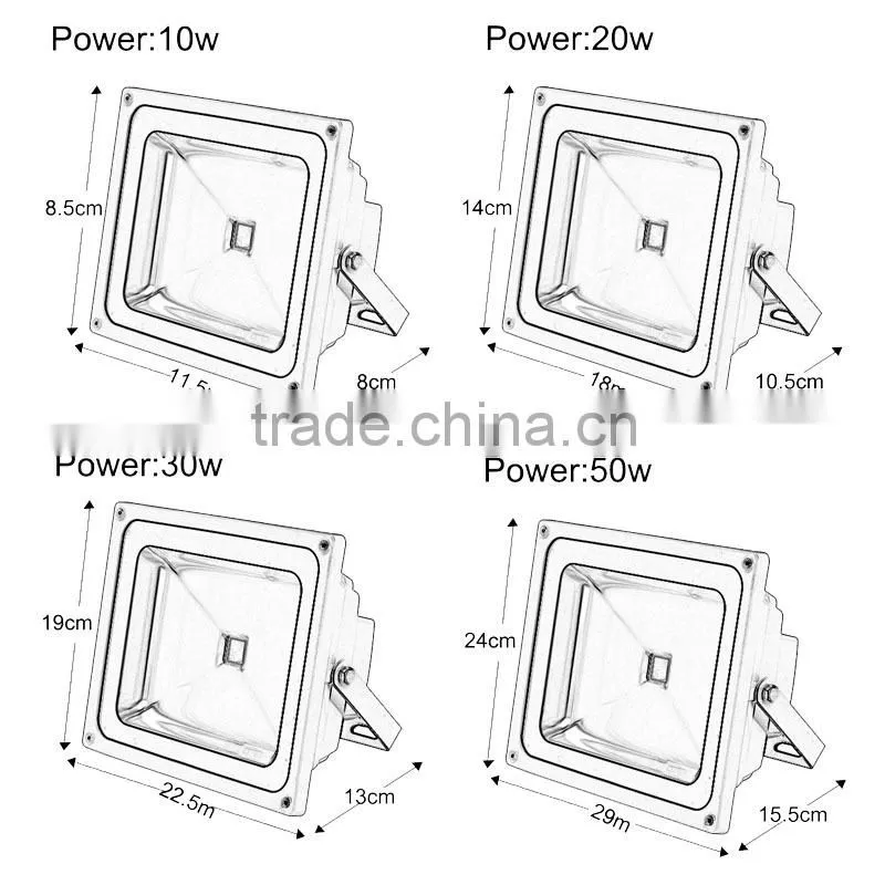 Aluminum Lamp Body Material and LED Light Source 100 watt led flood light