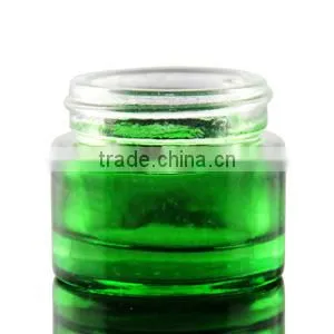 face cream glass jar with gold aluminum cap different capacity