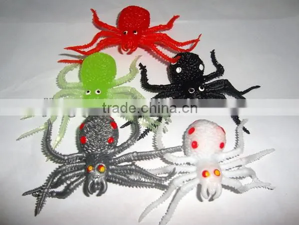 Spider Plastic Animal Toys For Halloween Party